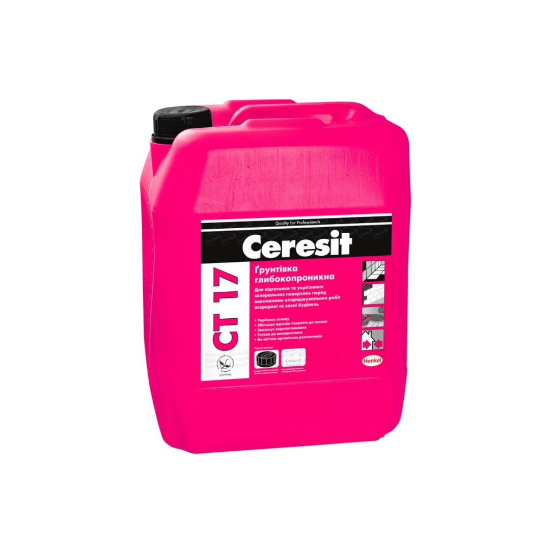 Грунтовка глибокопроникна Ceresit CT 17 (10 л)