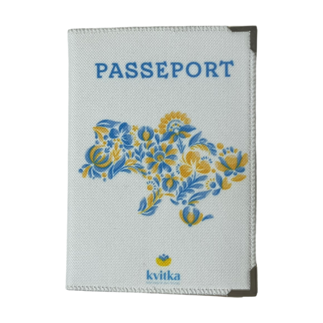 Обкладинка на паспорт "Моя Україна" | Housse de passeport "Mon Ukraine"