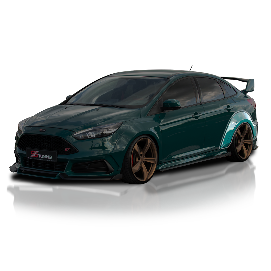 Ford Focus ST Sedan RE Fender Flares (Rear)