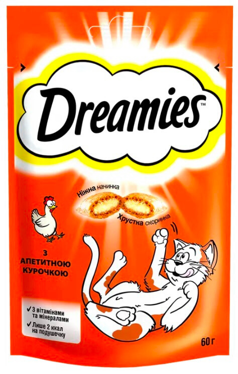 Дріміс ласощі для котів з куркою 60г