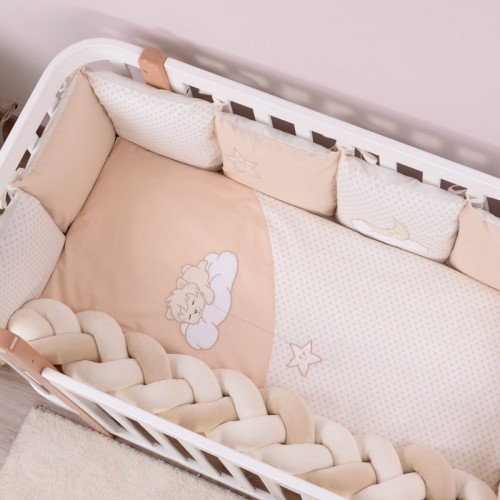 Постільний комплект Baby Veres "Sleepyhead beige new'' (6од.)