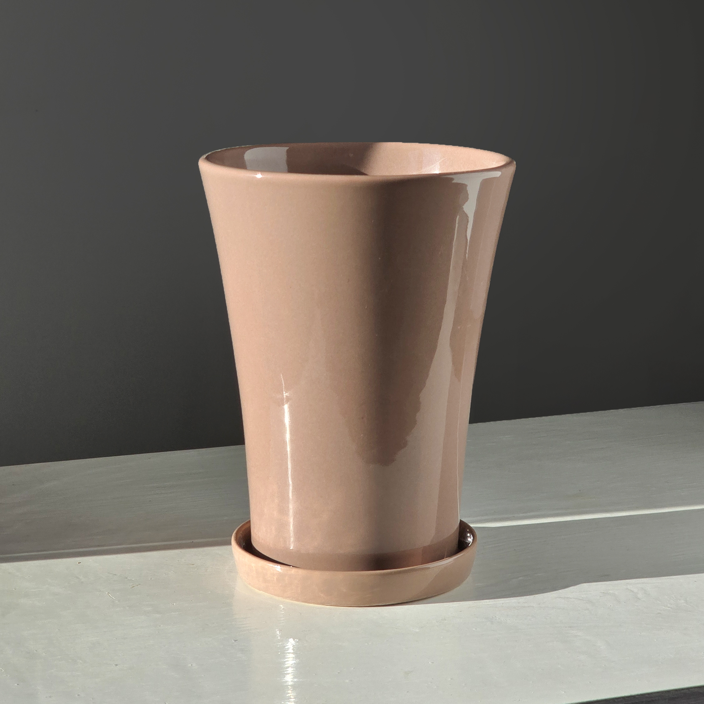 Горщик керамічний Дзвіночок 1,2 л Таупе p131