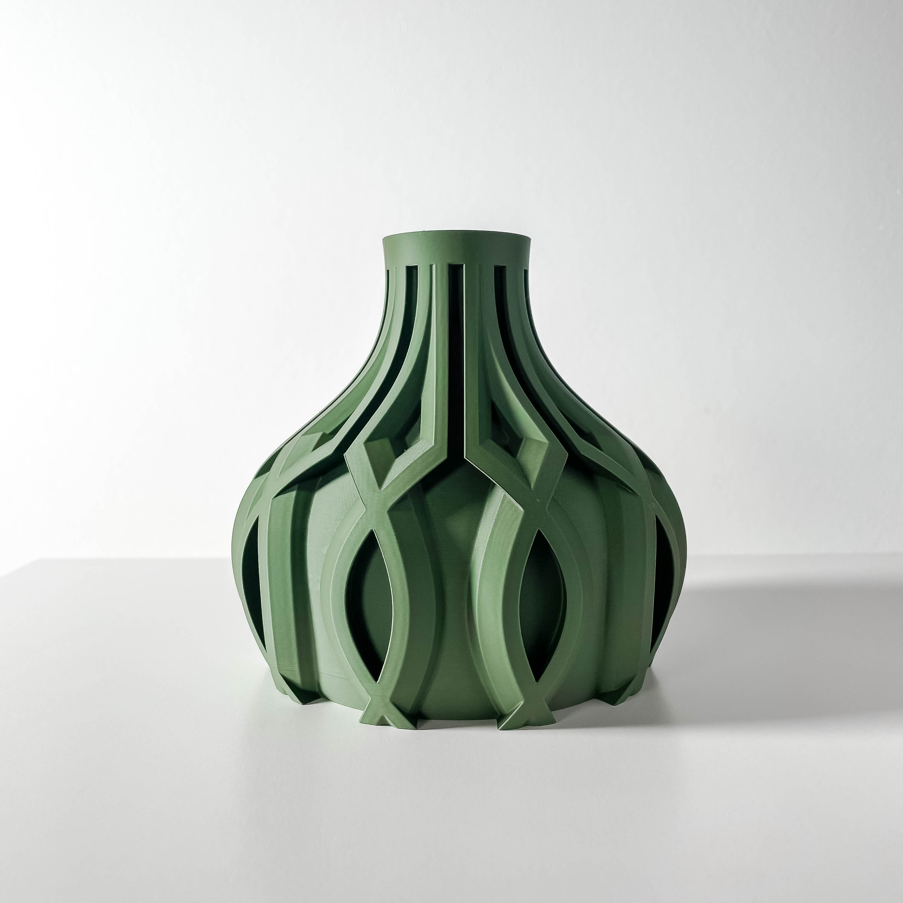 Linse Short Vase – Modern 3D Printed Vase