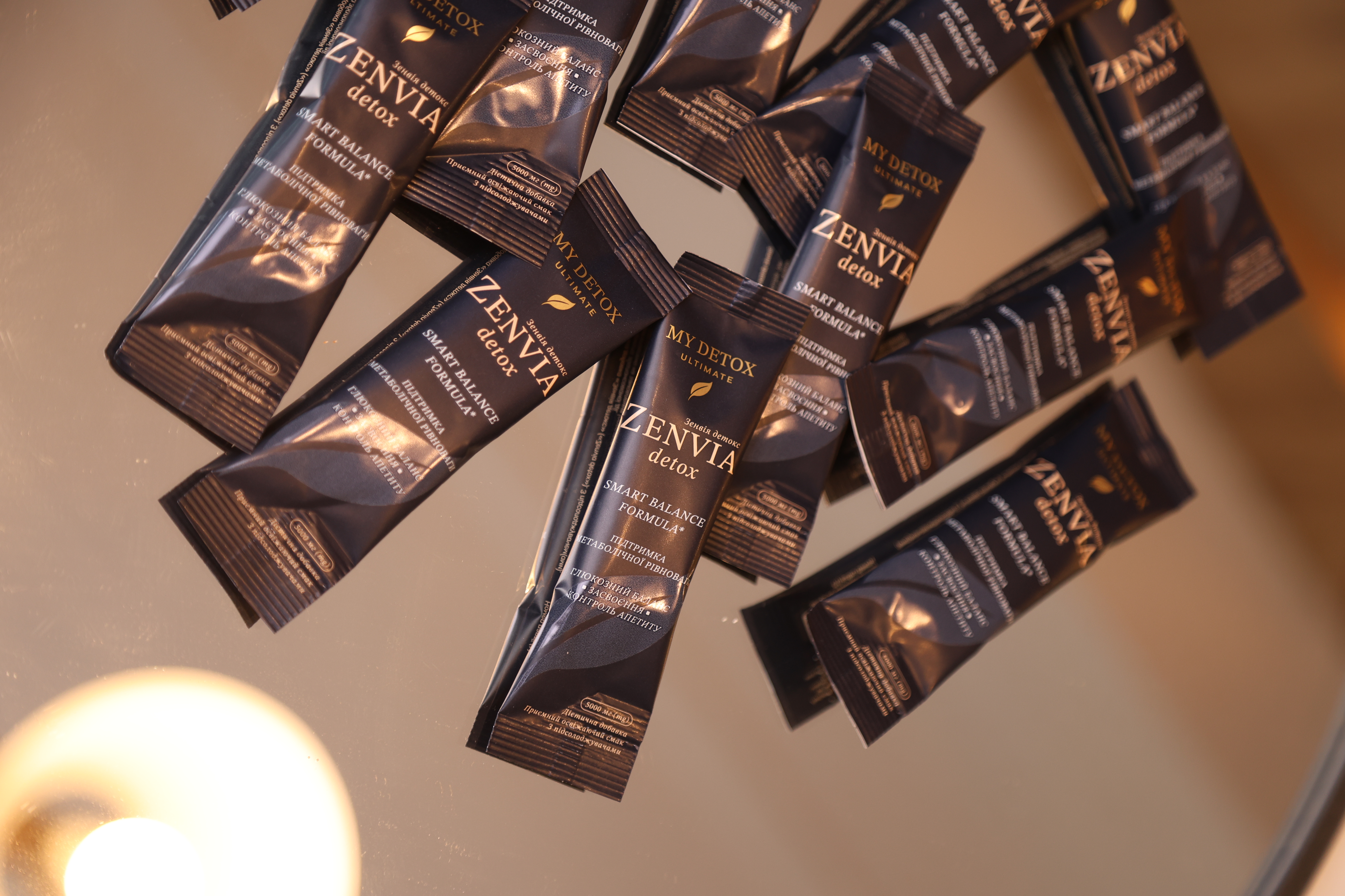 Дієтична добавка Zenvia Detox для підтримки схуднення та контролю апетиту, 15 стіків