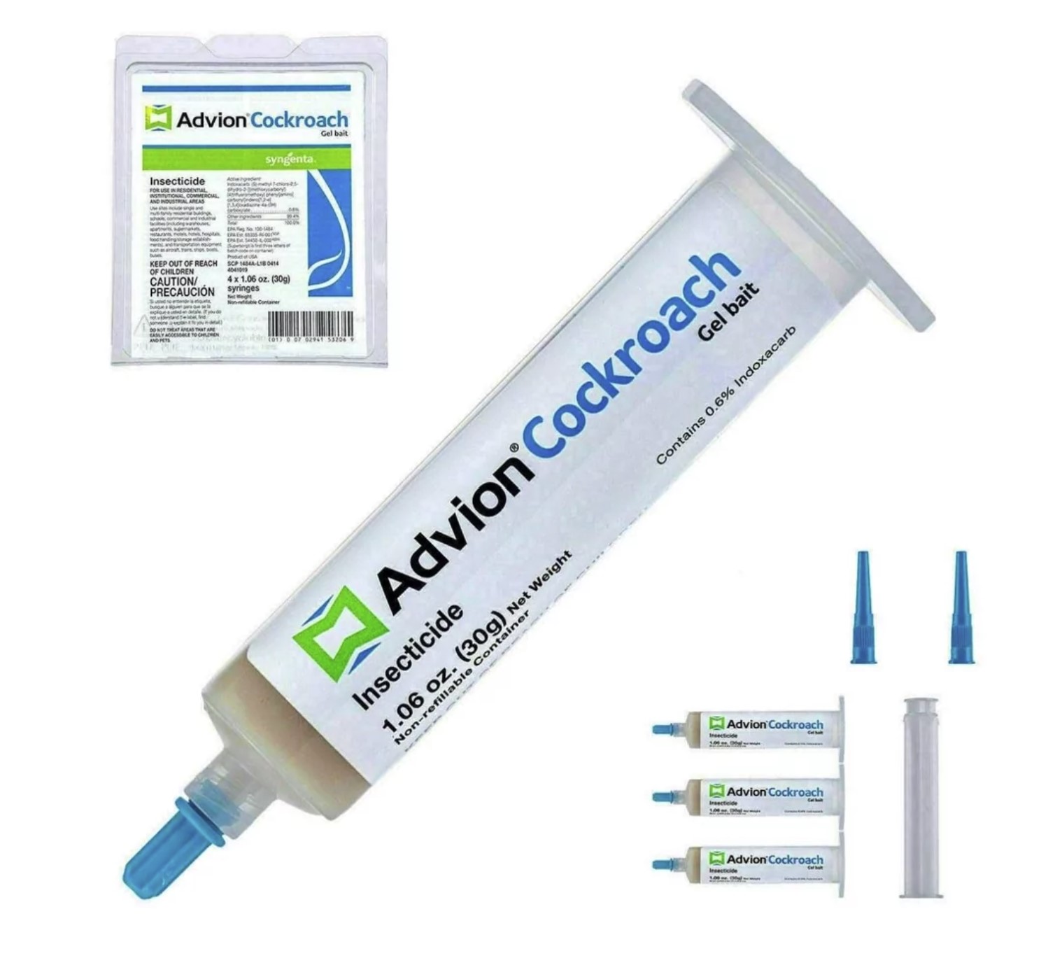 Гель отрута від тарганів Advion Cockroach шприц 30г