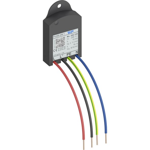 ПЗІП -LED 230 1 тип 2+3, клас захисту 1