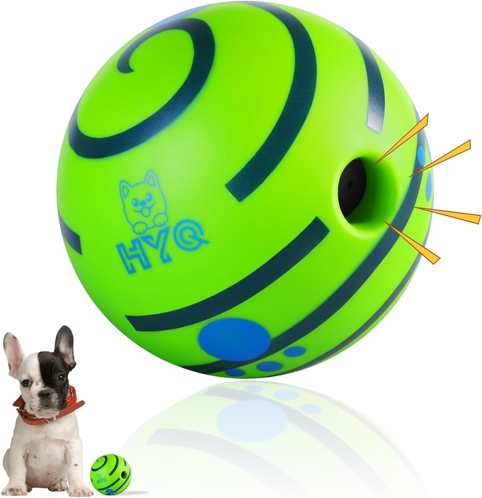 Wobble Giggle Ball for Dogs, Wiggle Ball Dog Toy