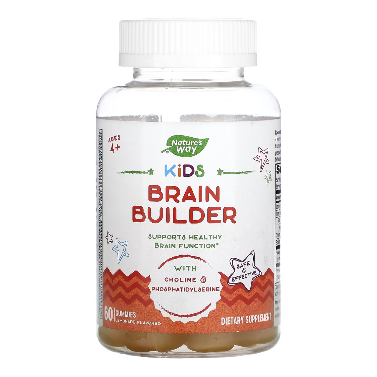 Комплекс для пам'яті і когнітивних функцій, Brain Builder Gummy - 60 ct