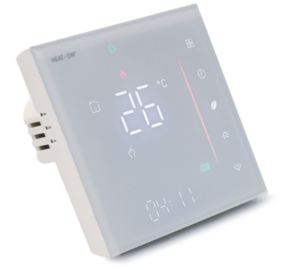 Терморегулятор TERM-GLASS-WI-FI білий