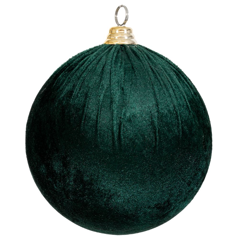 Оксамитова куля Смарагд, 30 см