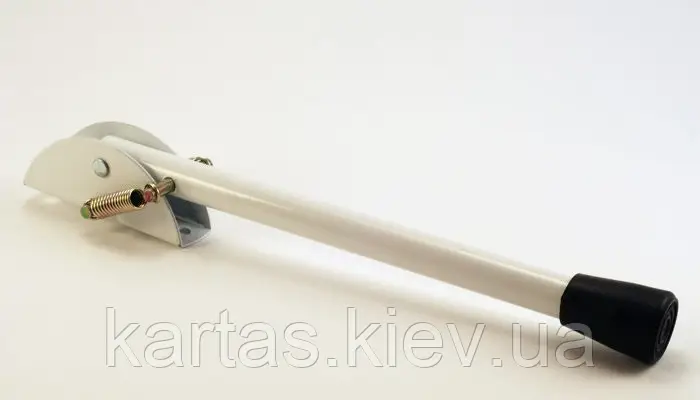 Ніжка відкидна для упору дверей Ø18 мм. L-250 біла