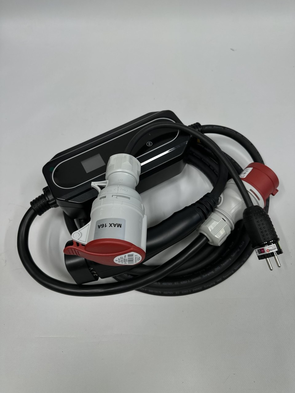 Зарядка Ampera Type-2 32А з перехідником на 16A (3 фази)