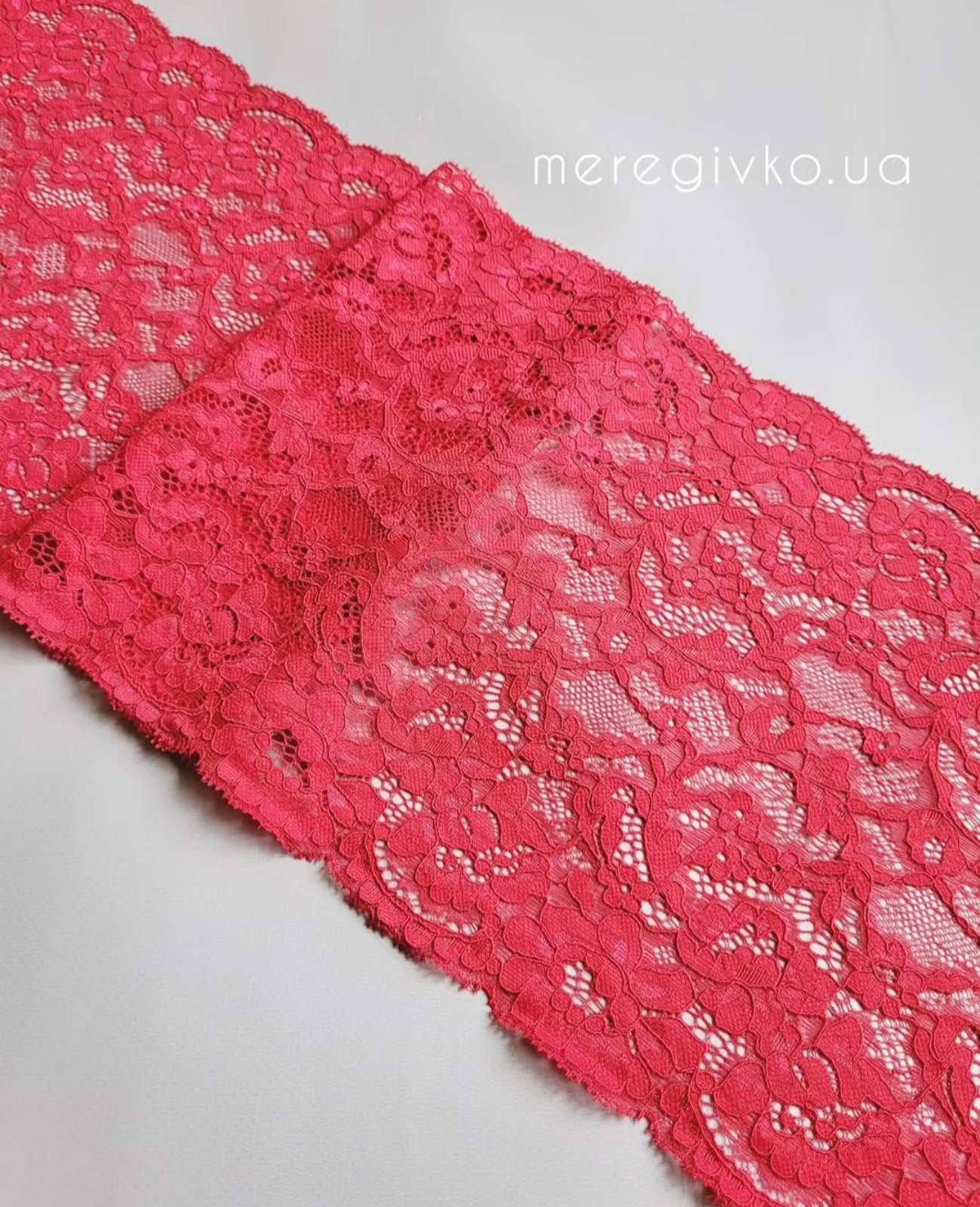 Еластичне мереживо "Сrimson red"