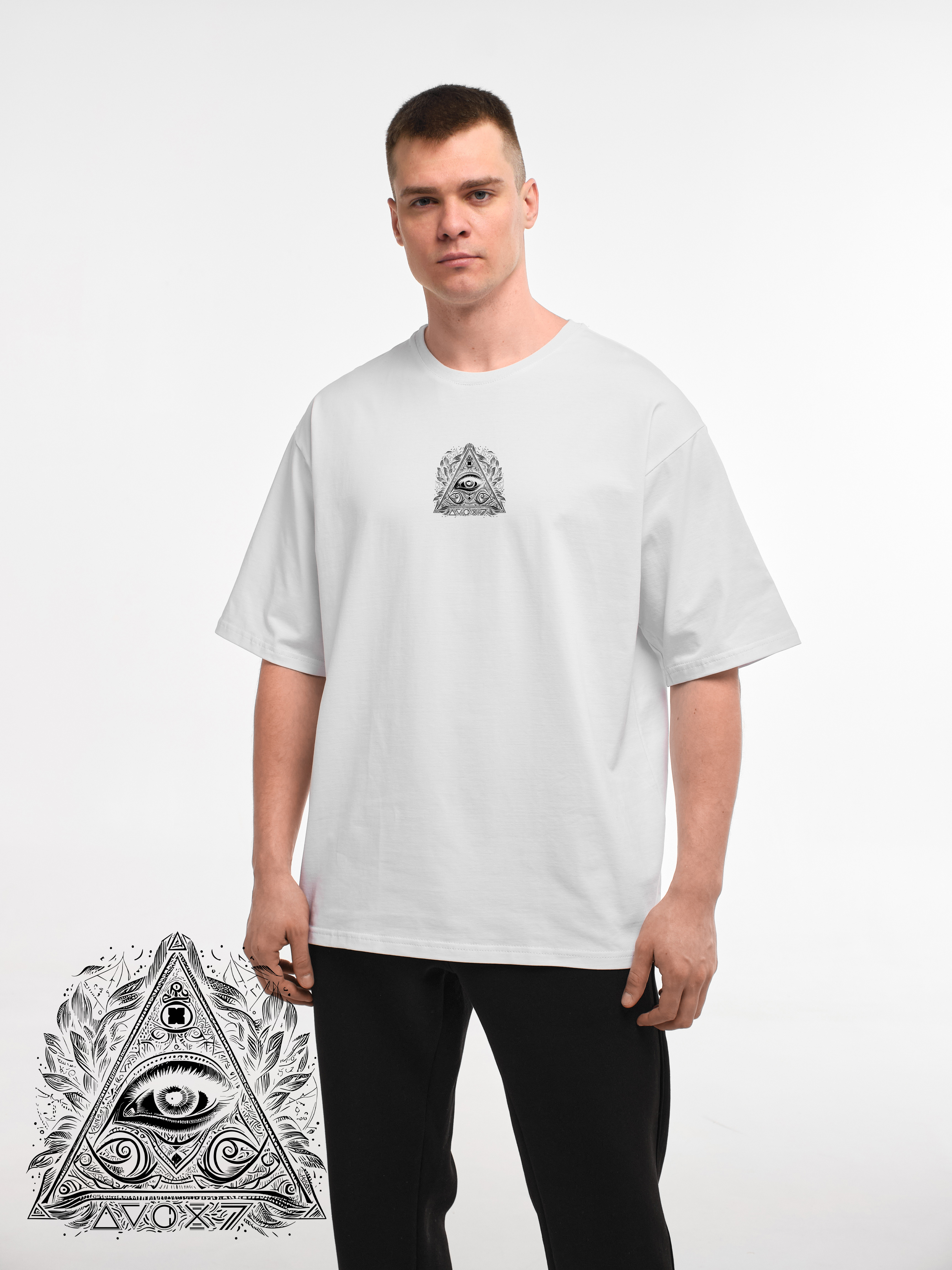 T-SHIRT "X-EYE" | WHITE EMOTION | XT1