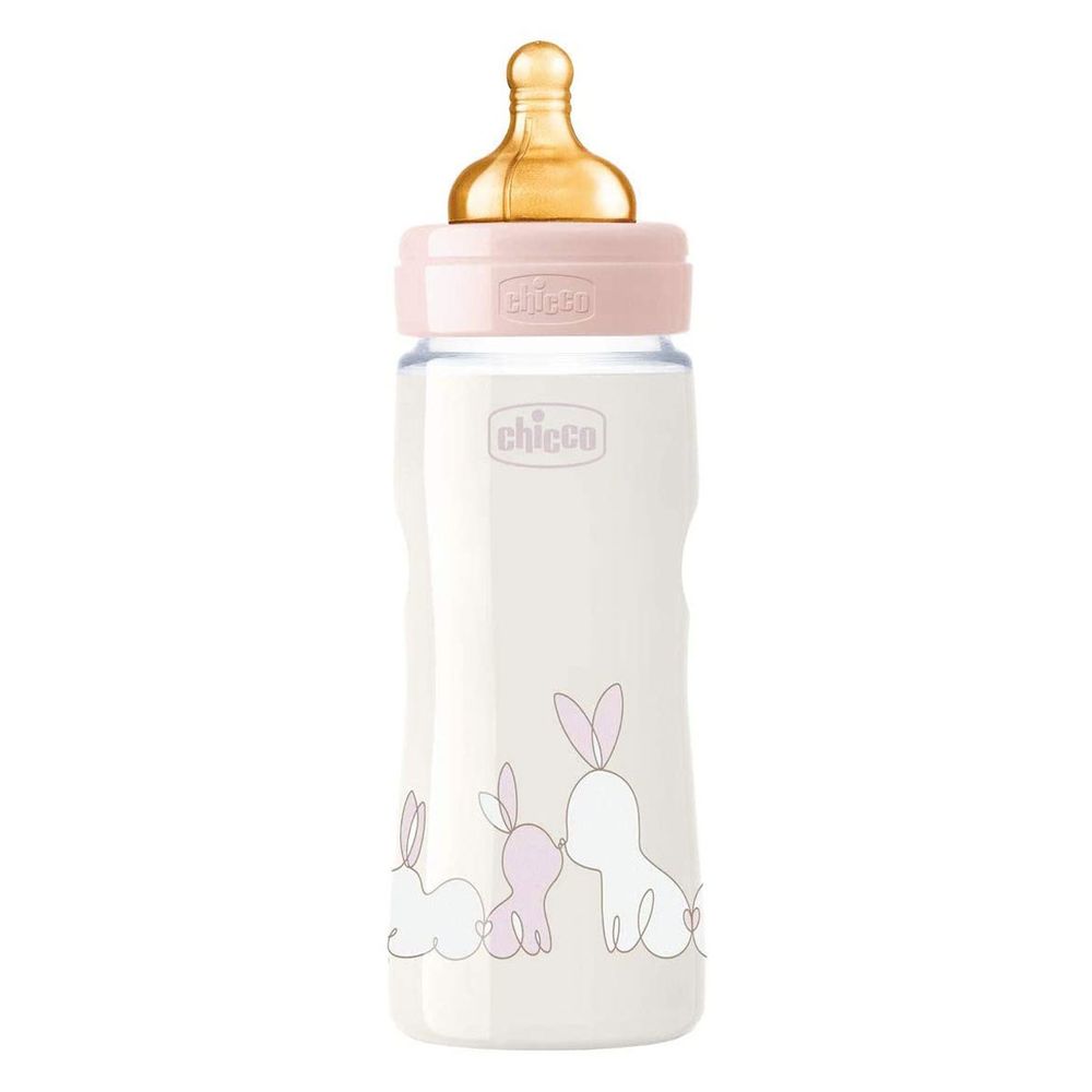 Пляшечка пластик Chicco Original Touch, 330мл, 4м+