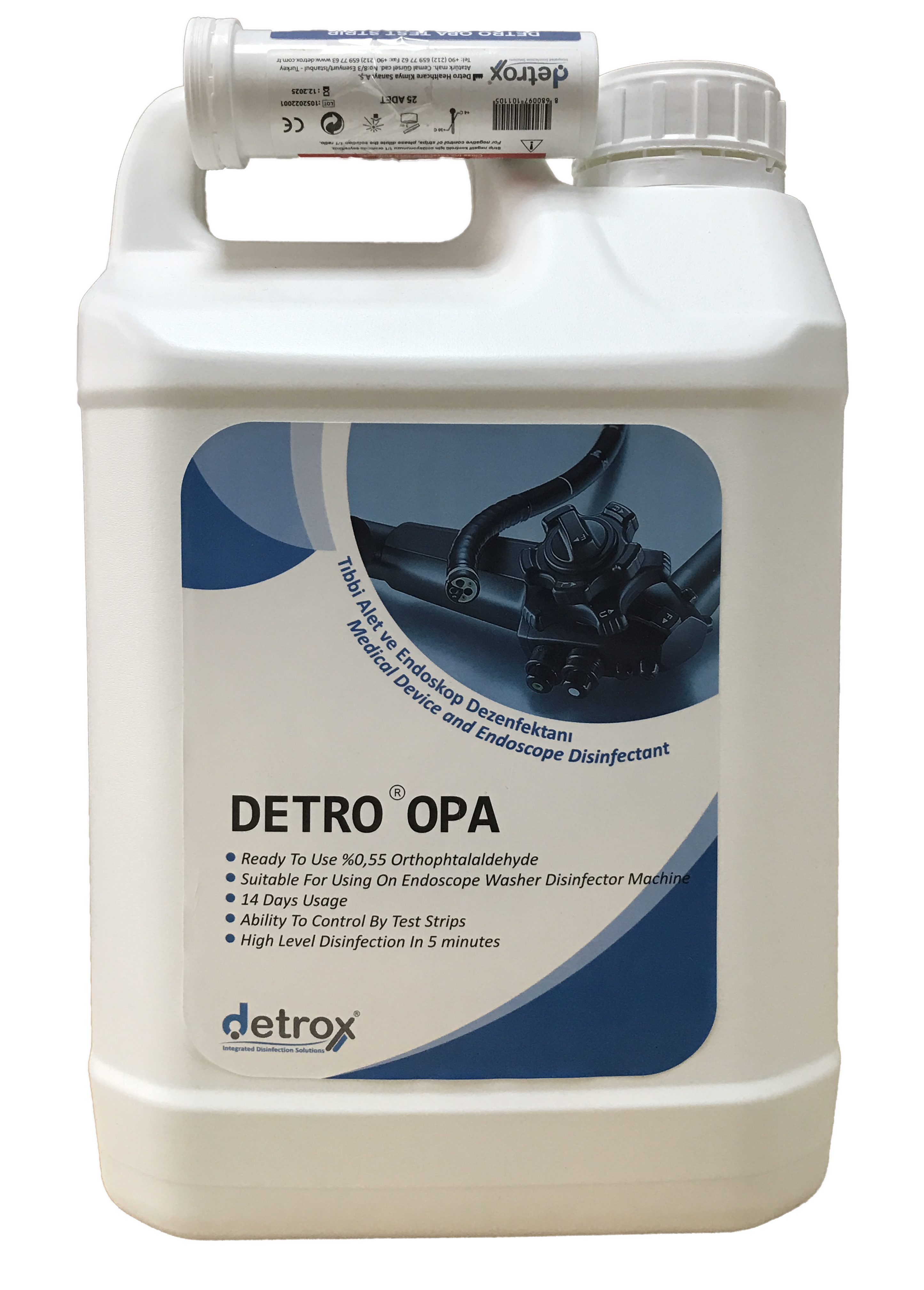 Засіб для очищення, дезінфекції та холодної стерилізації інструментів Детро Опа 5 л.