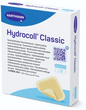 5×5см.Hydrocoll Classic (гідроколл) гідроколоїдна пов'язка пластир гідроколоїдний 10шт.