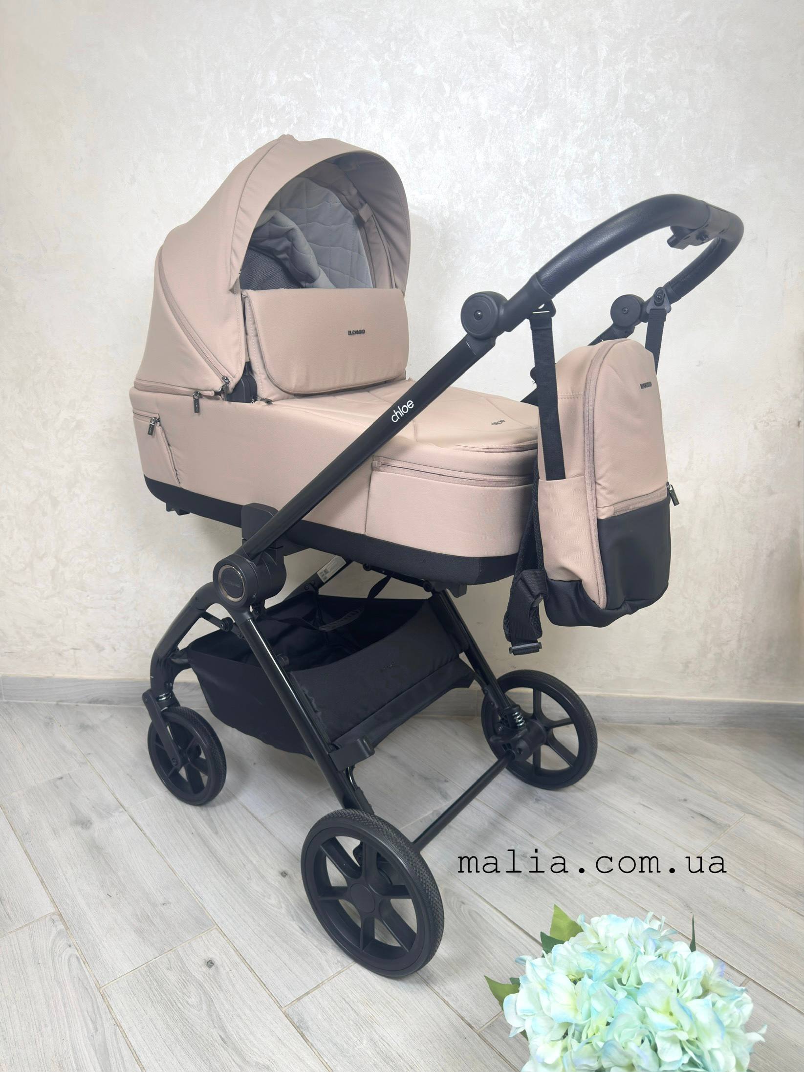 Коляска універсальна 2в1 El Camino CHLOE ME 1191-1 Nougat Beige