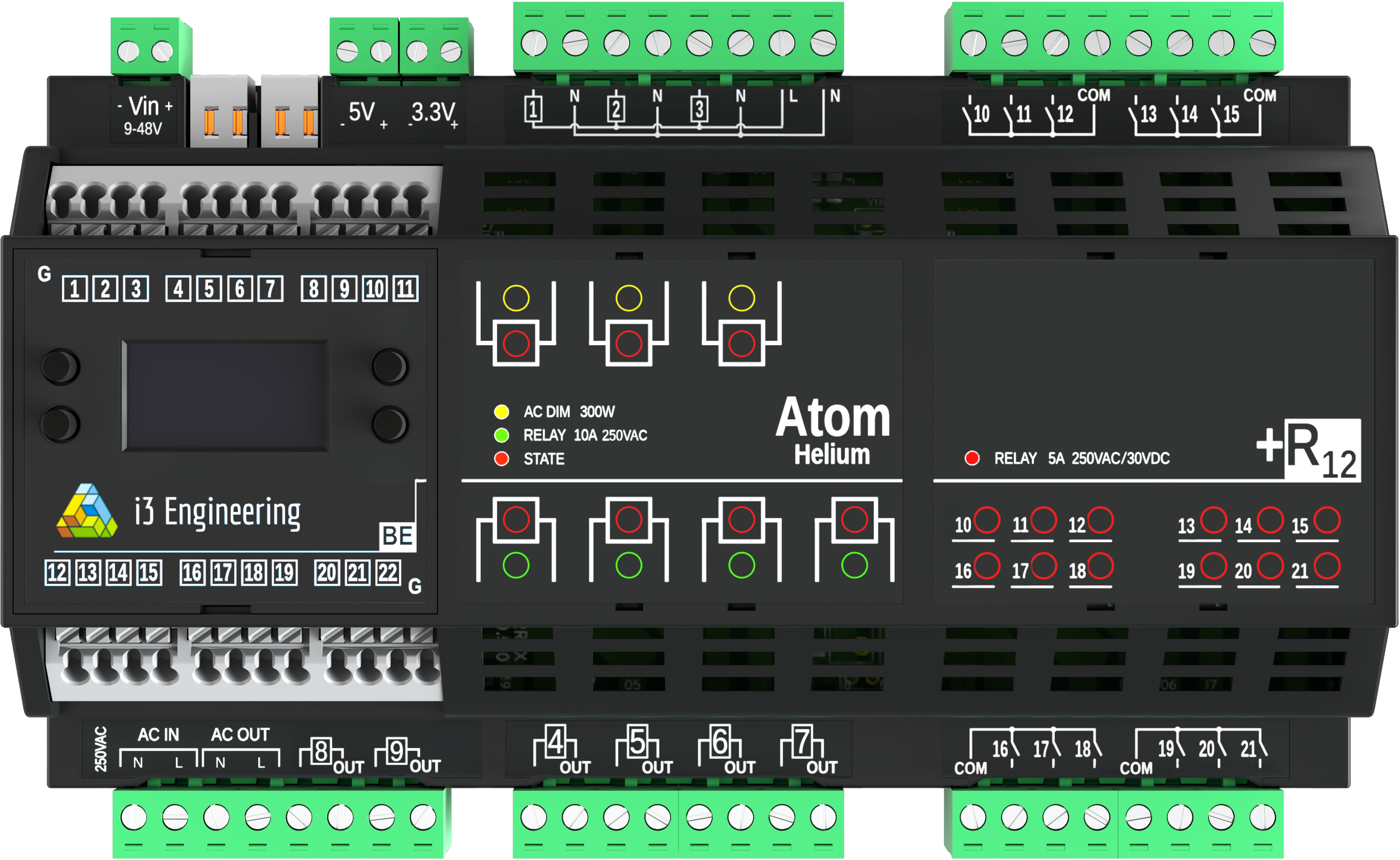 Atom Helium + R12