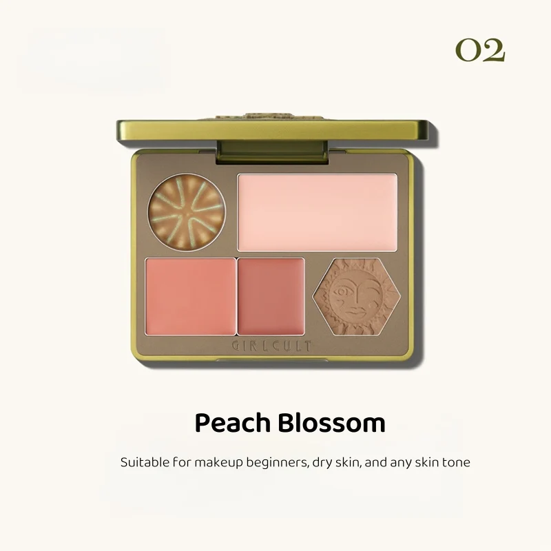 Girlcult Compendium of Materia Medica Series Facial Makeup Palette | Палітра для обличчя #02 Blossom