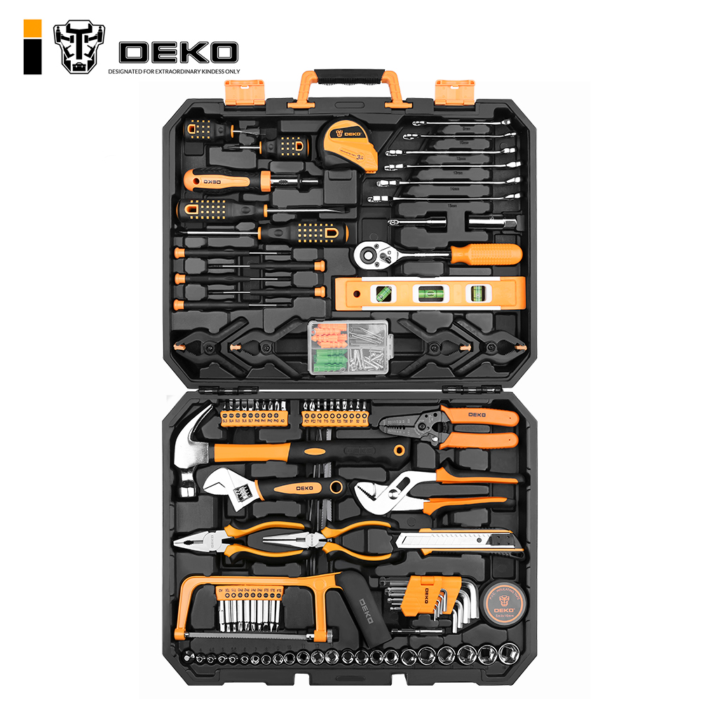 Набор инструментов DEKO + 168 деталей DEKO DKMT168