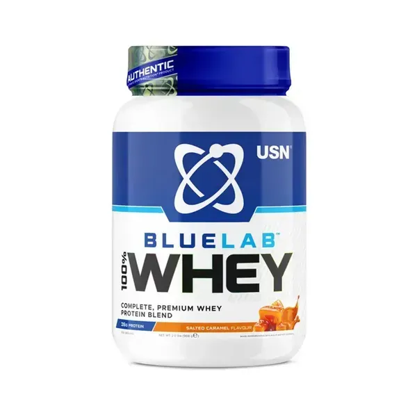 USN Blue Labs 100% Whey protein - 908г Солона Карамель