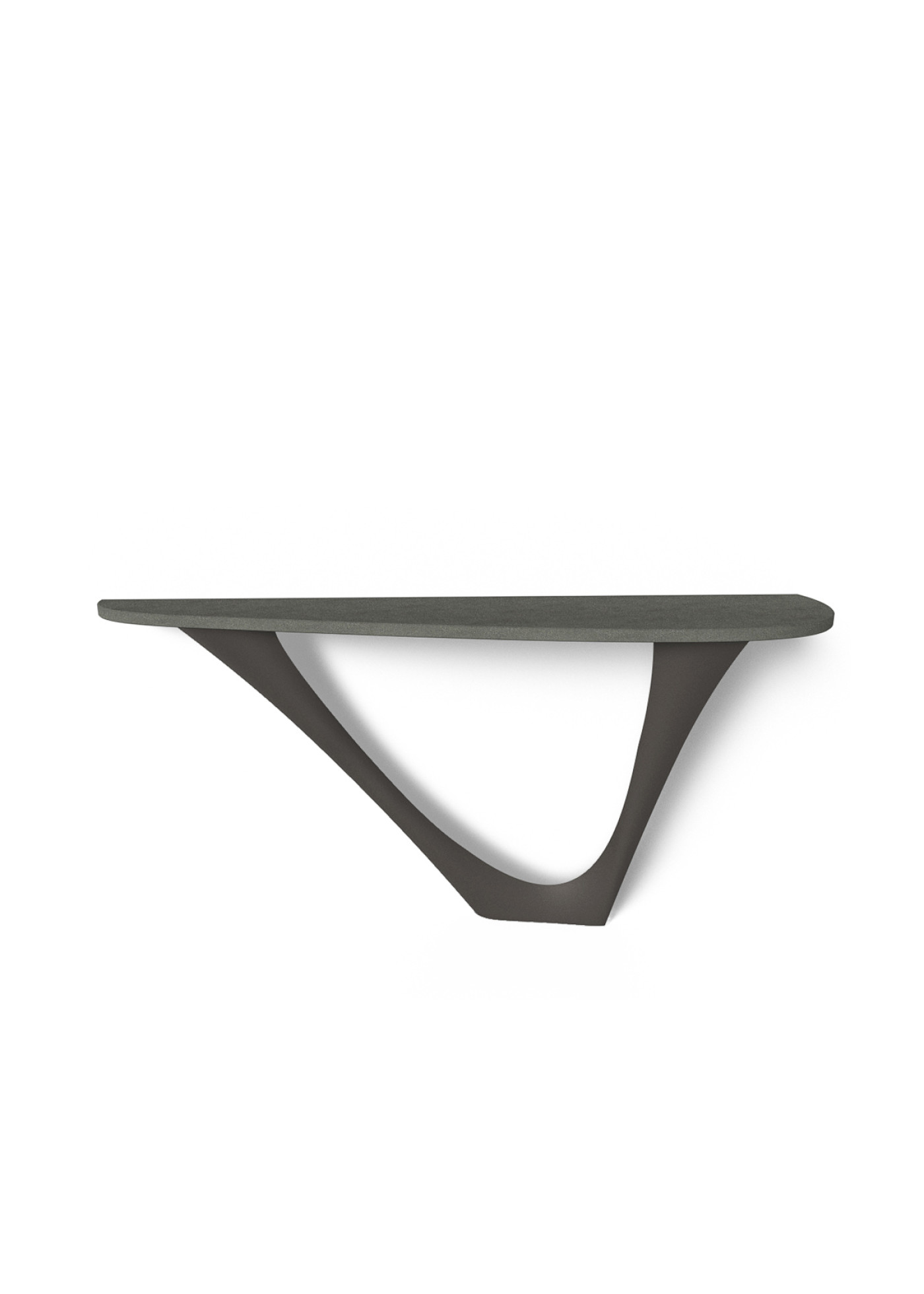 Консоль G-Console Mono Left Concrete No.3 Umbra Grey Matt 7022