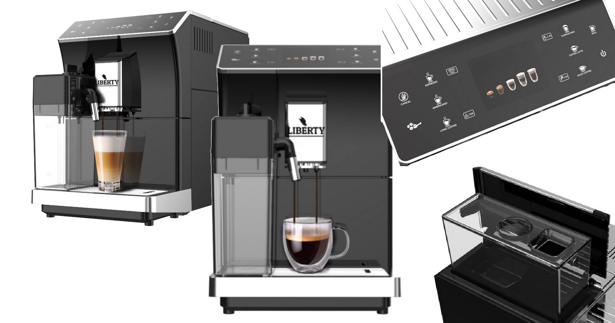 Кавомашина Liberty 202 – кавомашина вашої мрії! для приготування напоїв із зернової кави, Украина.