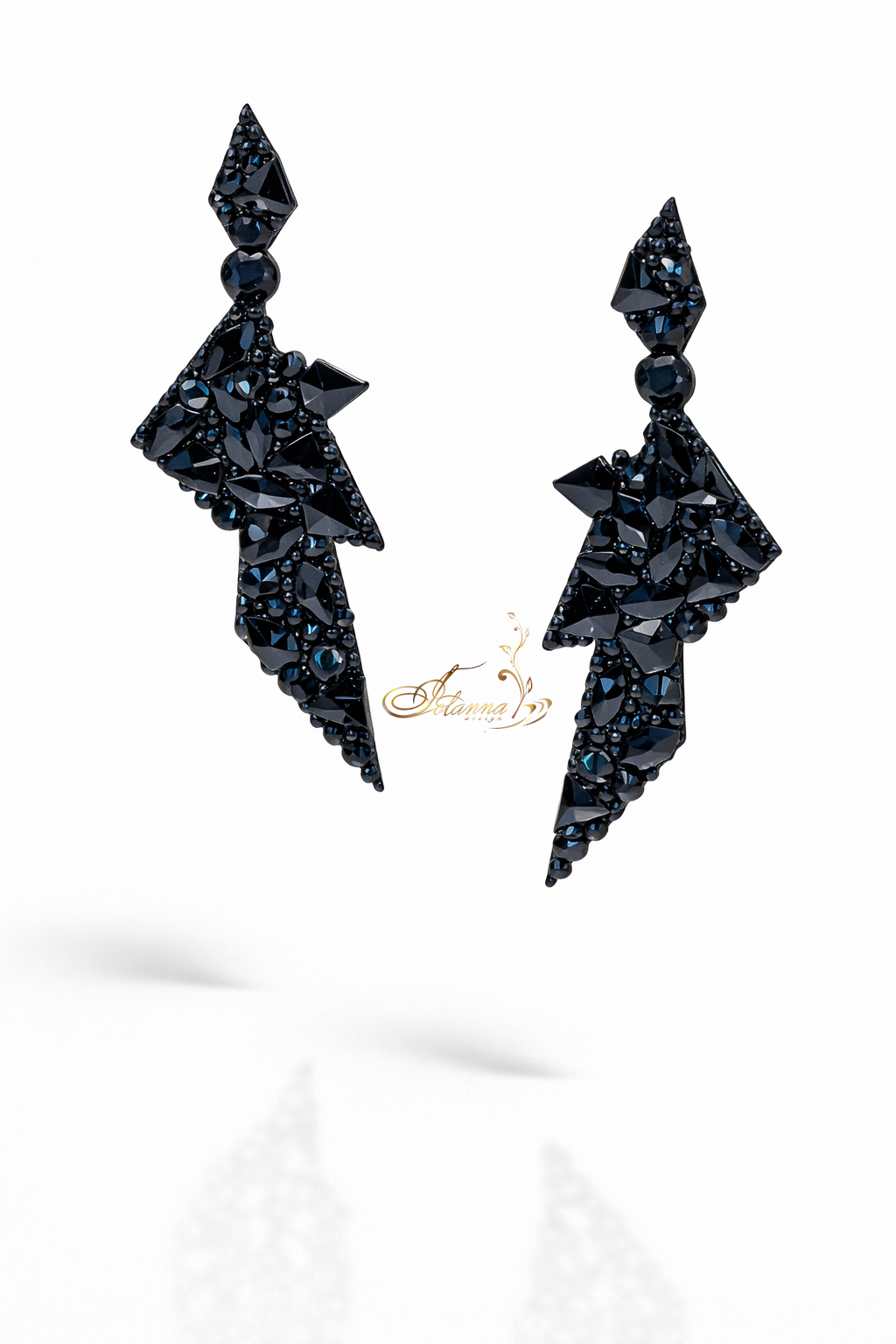 Midnight Crystal Dance Earrings