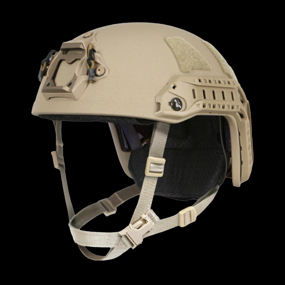 Оригінальний армійський балістичний шолом "Ops-Core FAST XP High Cut Ballistic Helmet Tan" від американського преміум бренду "Ops-Core".