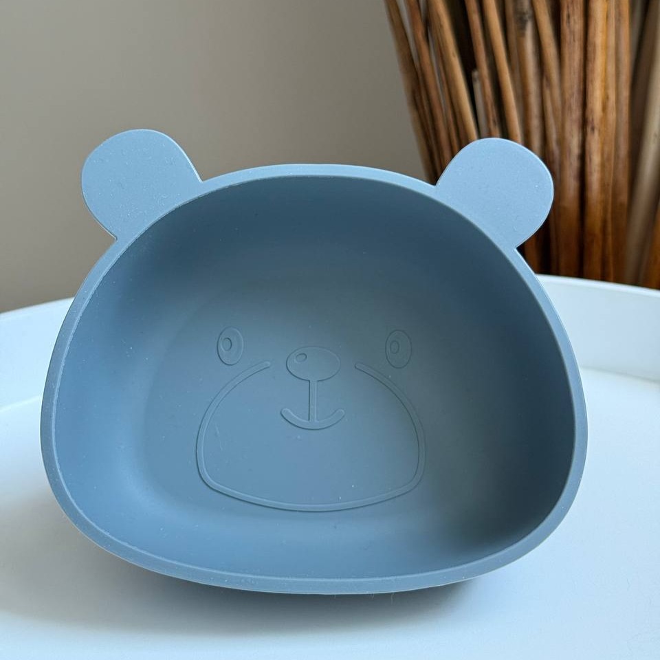 Глибока миска "Ведмедик" Дім Грей(Dim Grey)