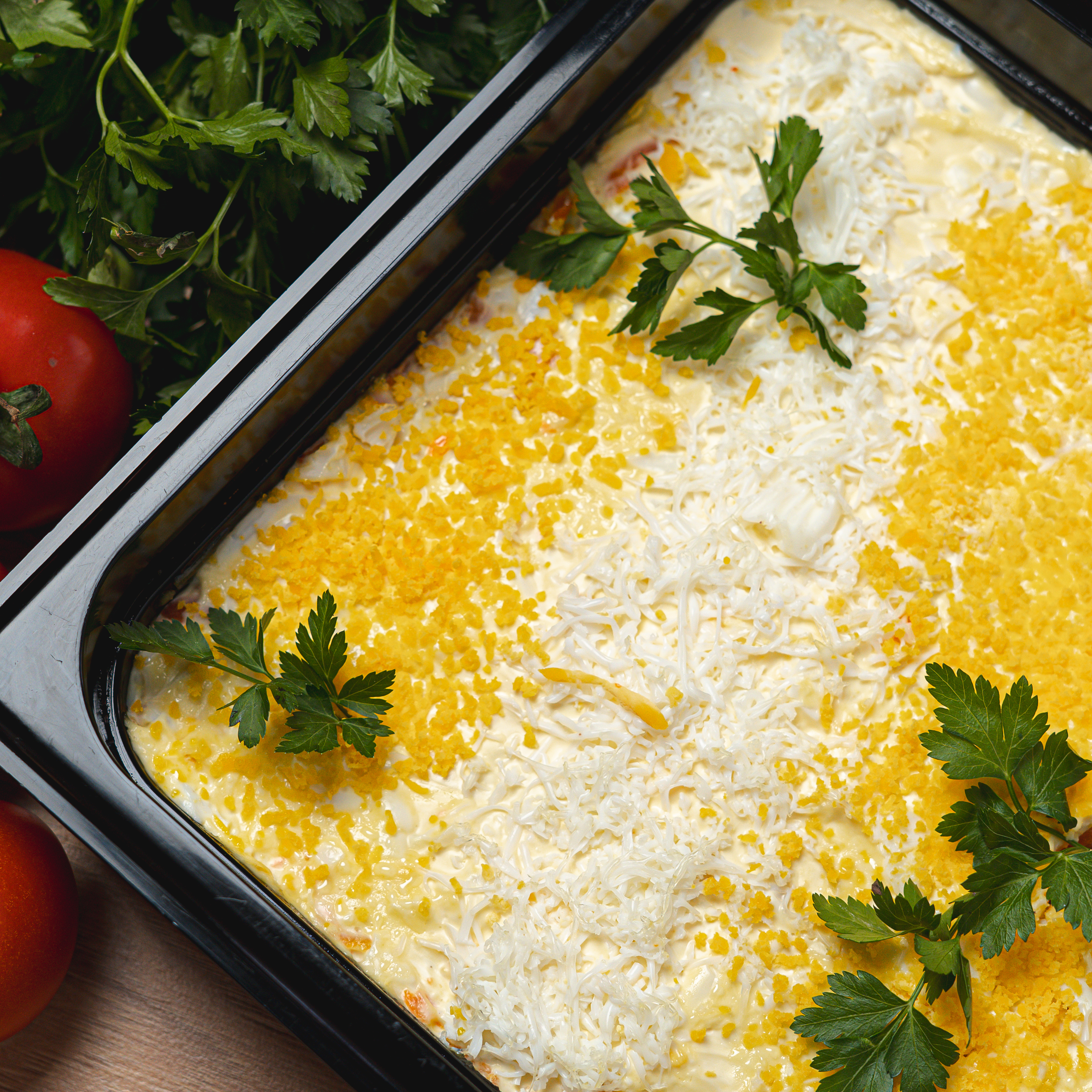 Салат Печінковий з куркою та грибами