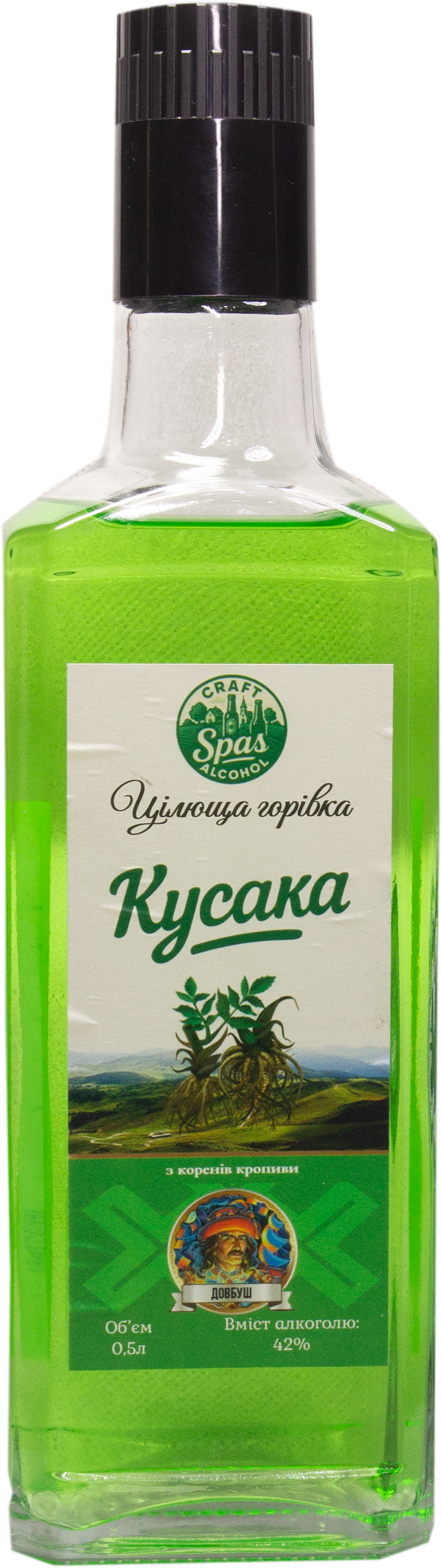 Гірка настоянка "Кусака" 0.5л 42%