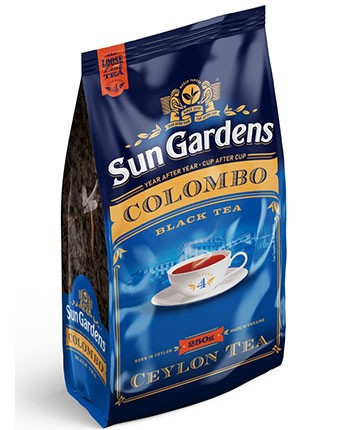 Sun Gardens Чай чорний Colombo 250г, розсипний, дойпак