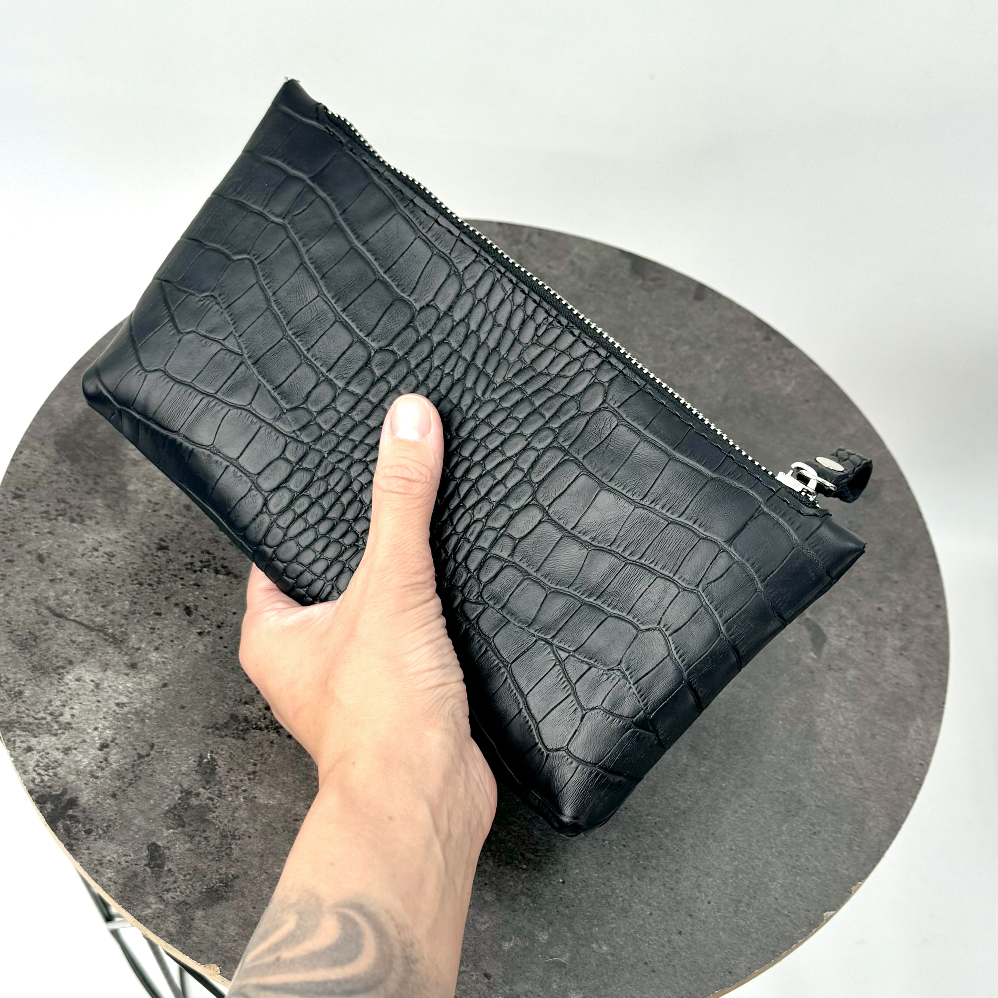 Косметичка Lily з натуральної шкіри