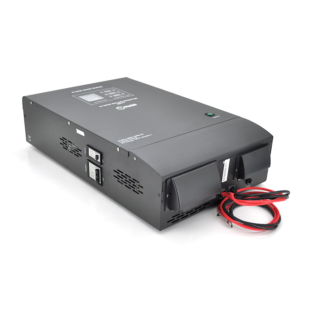 Гібридний інвертор Europower RTSWm-MPPT-3000LCD, 2100W, 48V, струм заряду 10A, 140-275V, MPPT, 20/40А