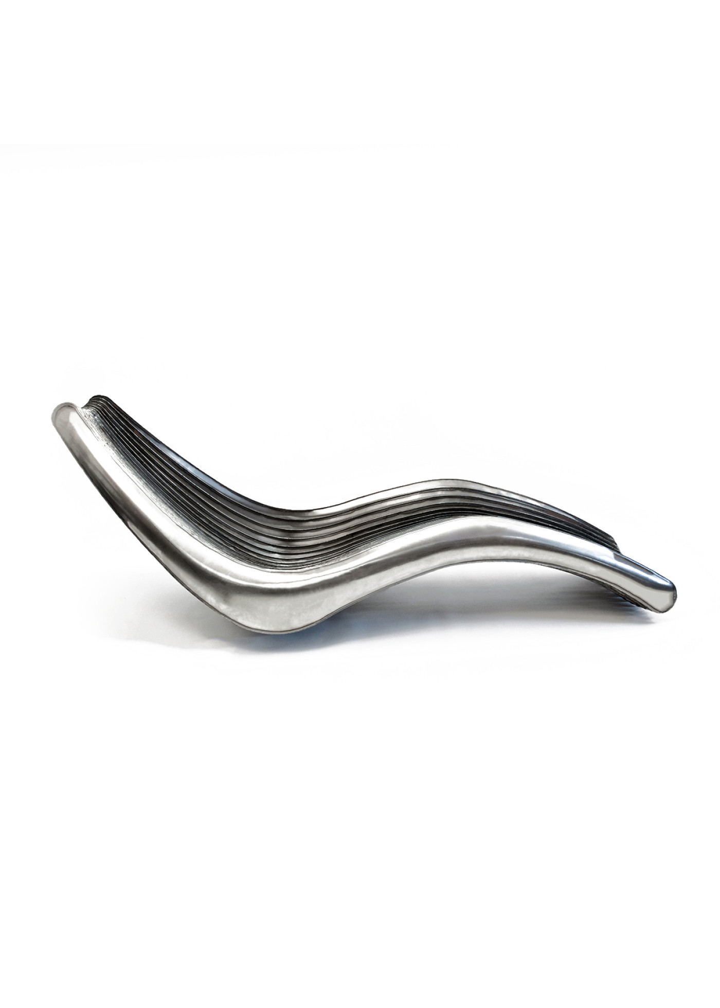 Крісло Steel In Rotation Chaise Long Inox Polished