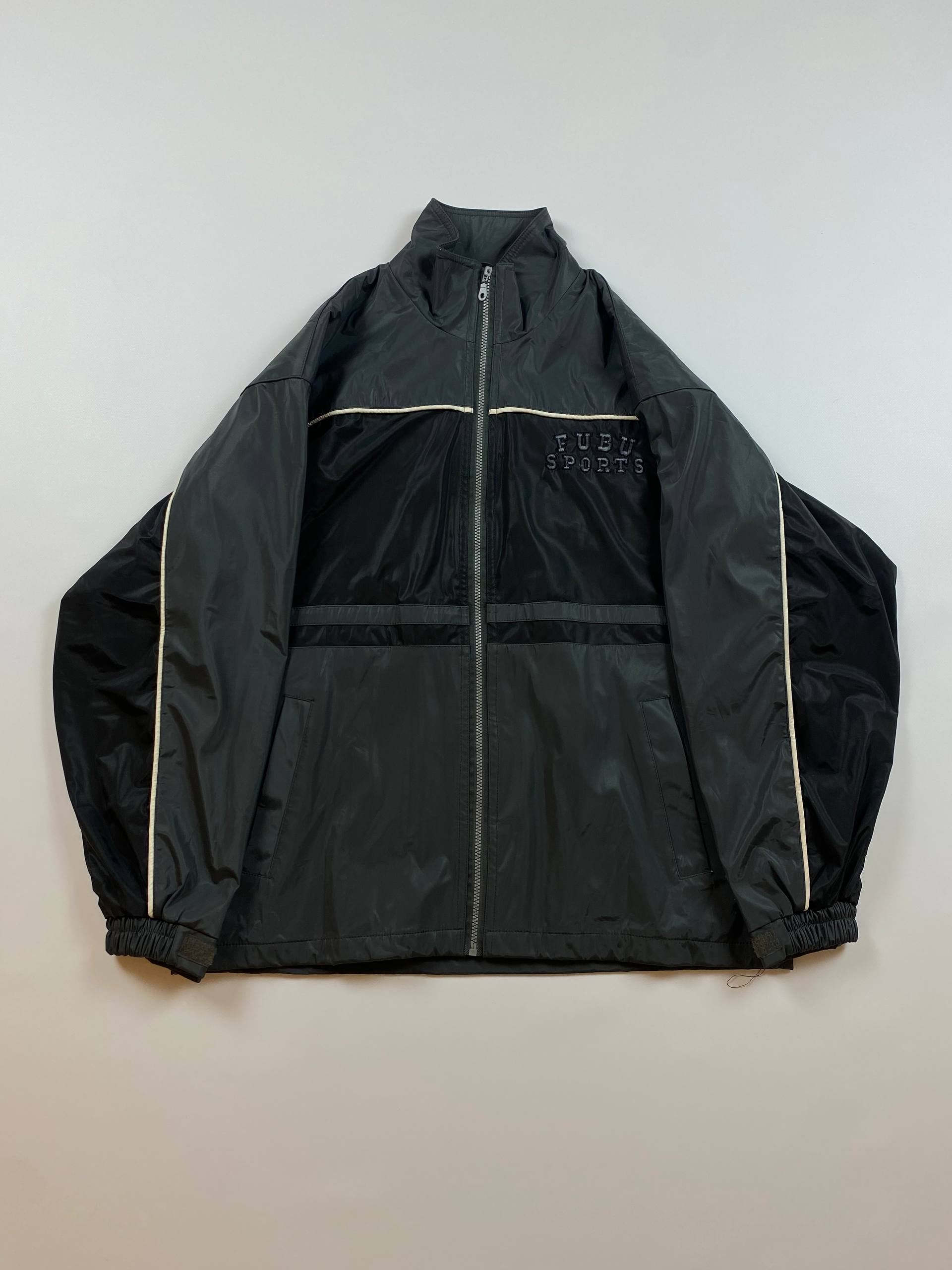 Vintage fubu grey jacket