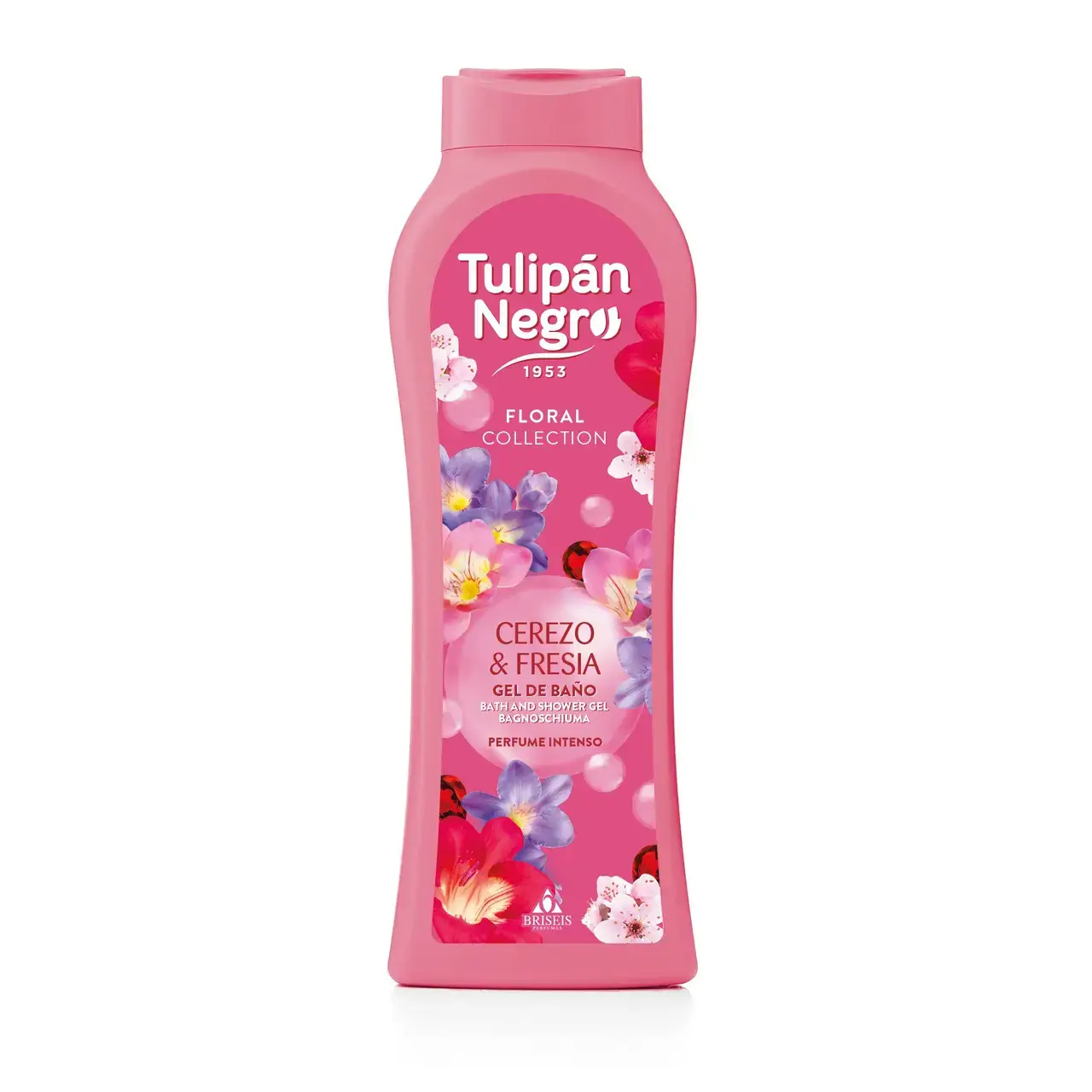 Гель для душу Tulipan Negro Floral Вишня та фрезія, 650 мл