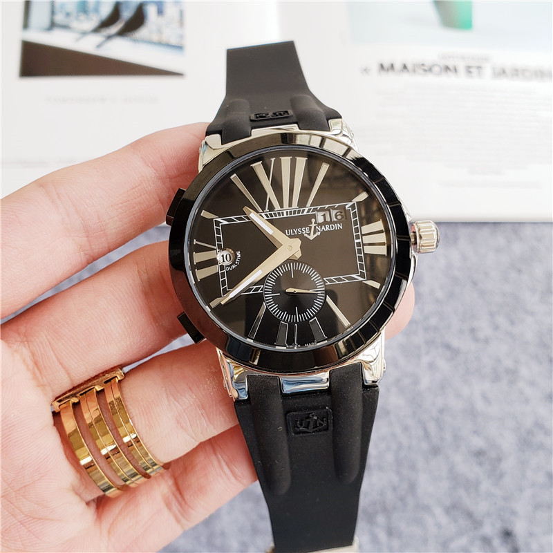 Ulysse Nardin Executive Dual Time black