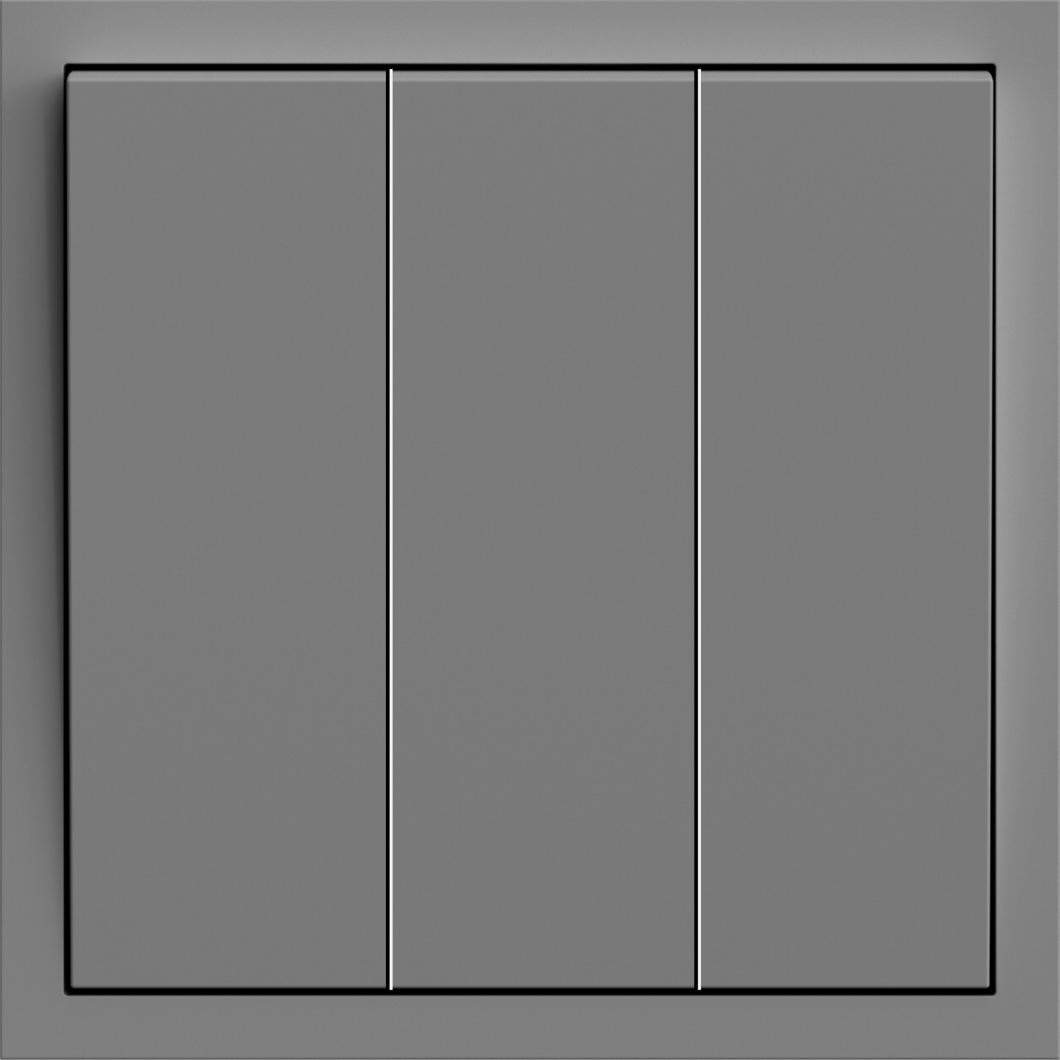 EV113-G вимикач 3-кл., механізм сірий 10А Soft