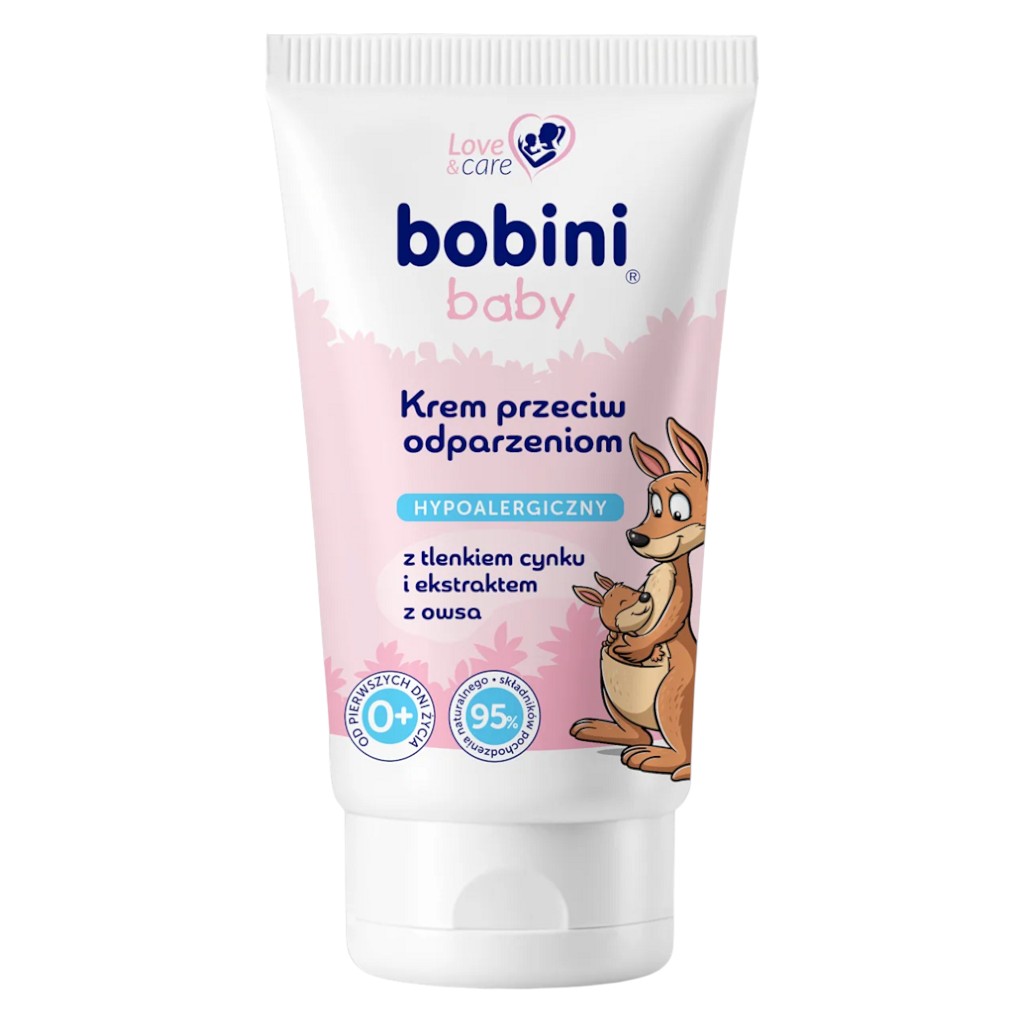 Крем під підгузок гіпоалергений Bobini Baby, 75 мл, 0+