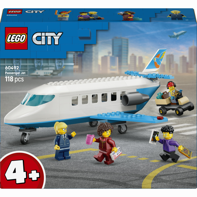 Конструктор LEGO City Пасажирський літак (60492)
