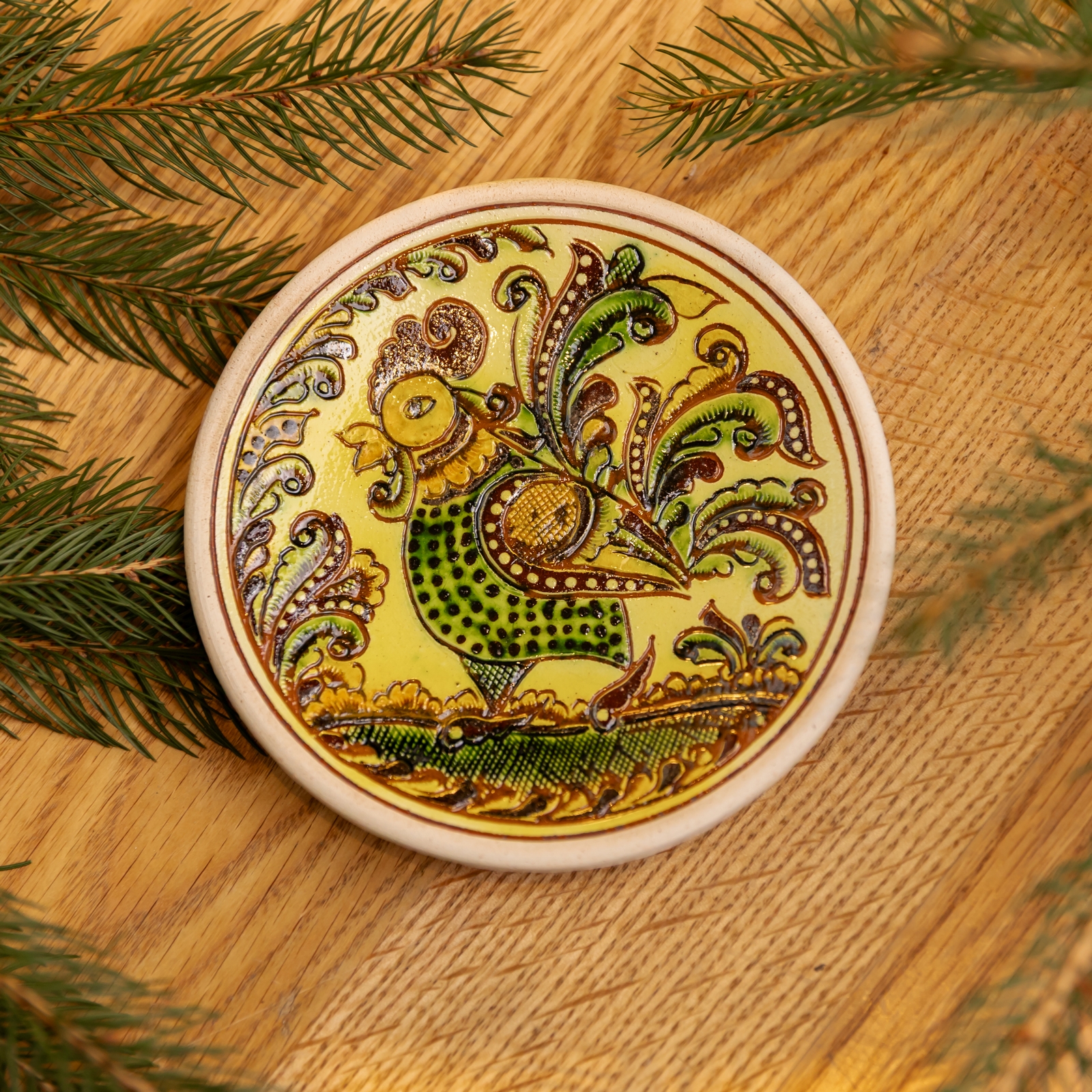 Тарілочка на стіну "Курочка", 13,5 см