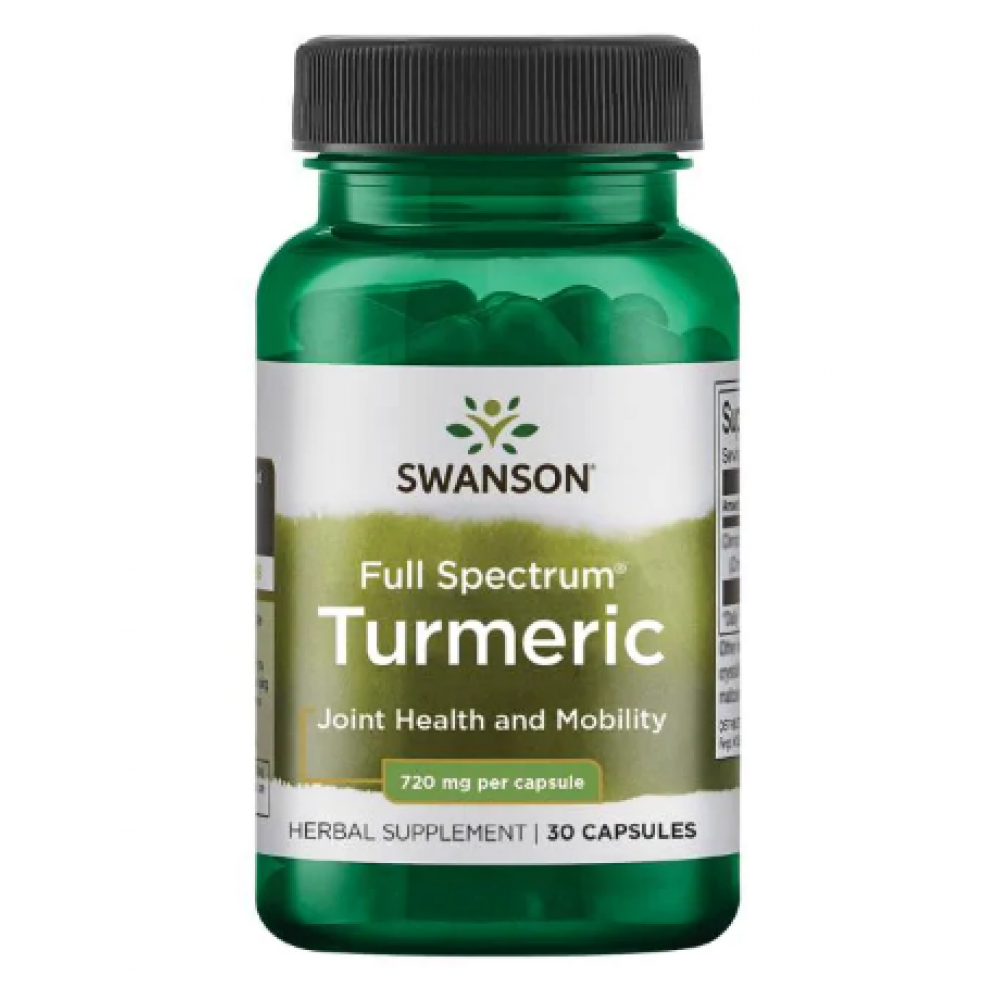 Куркума, Turmeric 720mg - 30cap