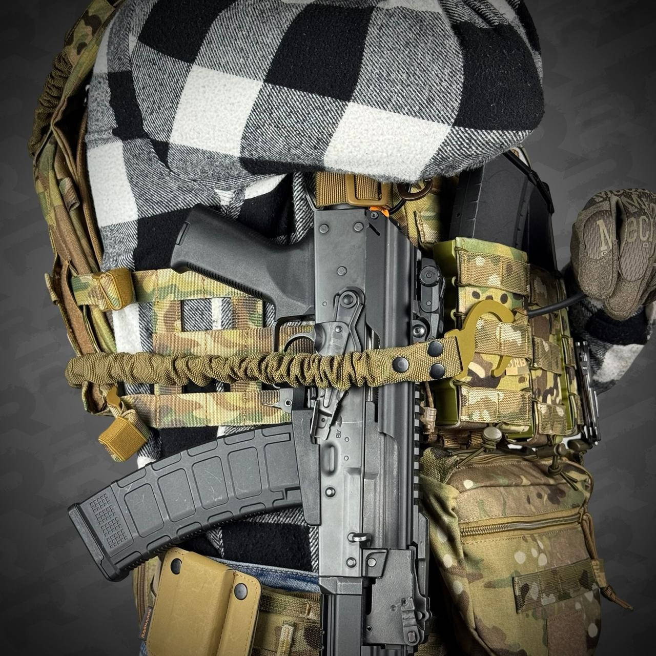 Спеціальний ремінь-крюк для фіксації зброї "RAGNAROK THOR-3" від українського бренду "Ragnarok".