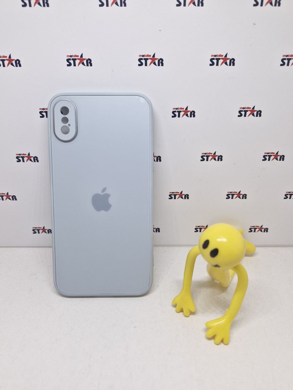 Чохол Glass Matte Designo for iPhone XS pink sand