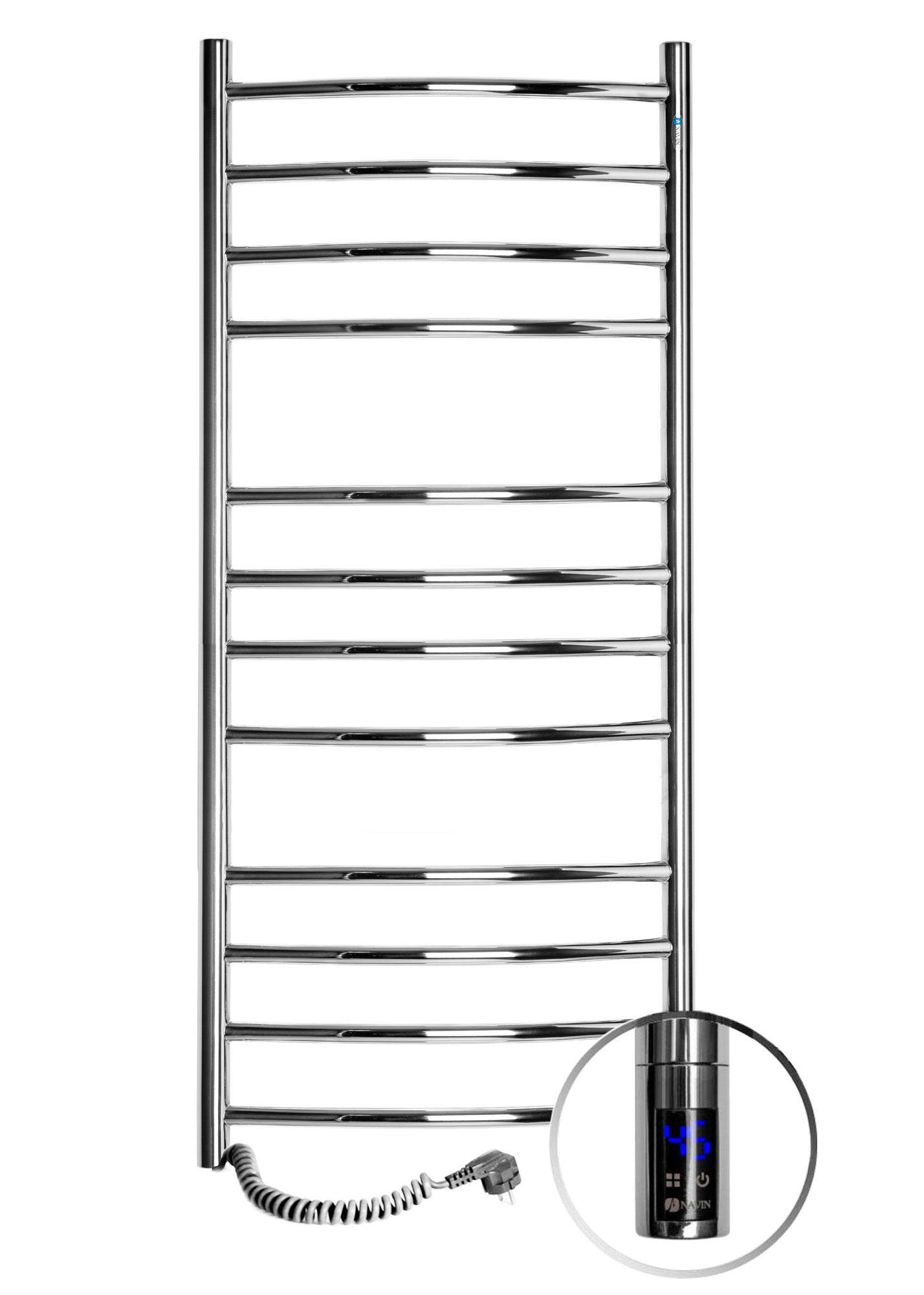 Рушникосушка NAVIN Камелія 480×1200 Sensor ліва з таймером