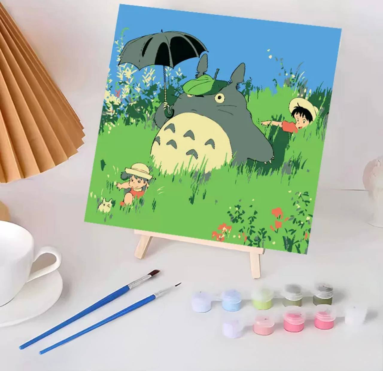Картина за номерами Totoro, Тоторо, з мольбертом