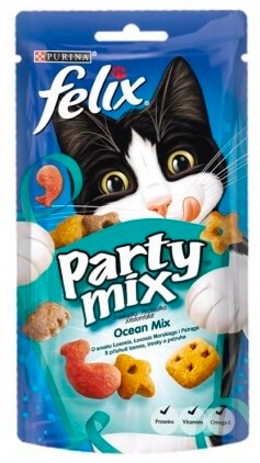 Фелікс ласощі для котів PARTY MIX Океанічний Мікс 60г